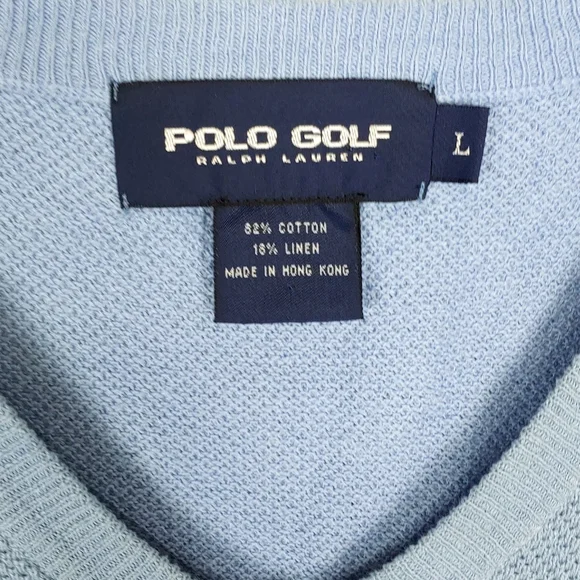 2 Mens L Polo Golf & Ashworth Line Blend Golf Vests - Picture 4 of 10